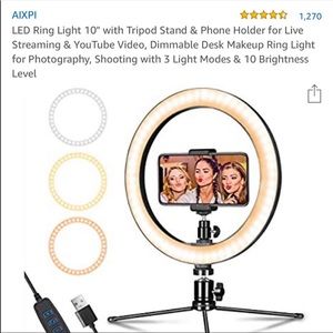 Ring light and stand